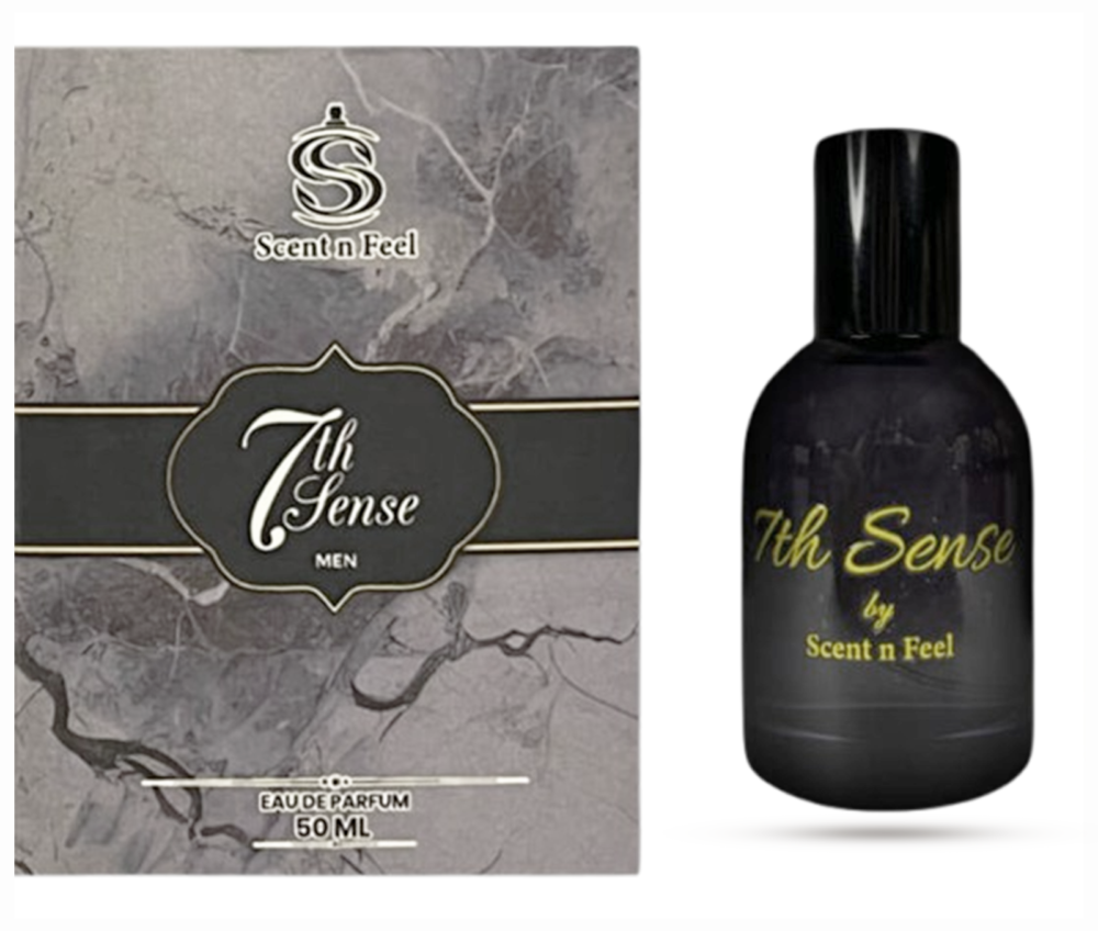 7th Sense - Premium Men's Perfume | Fresh Citrus & Herbal Fragrance | 50ml